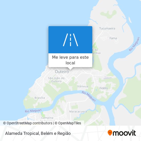 Alameda Tropical mapa