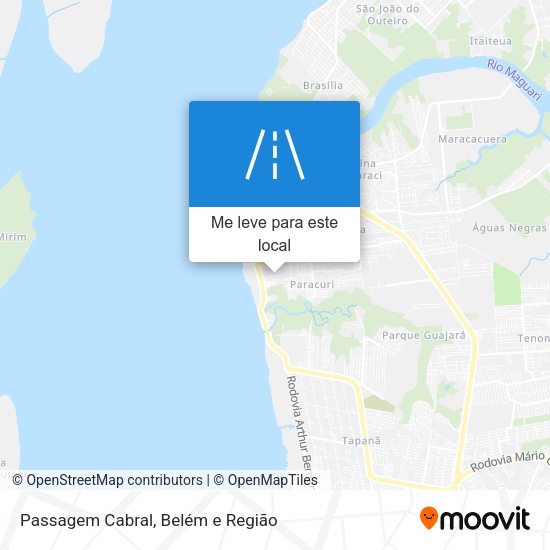 Passagem Cabral mapa