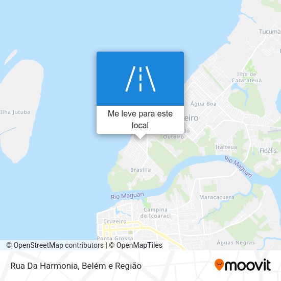 Rua Da Harmonia mapa