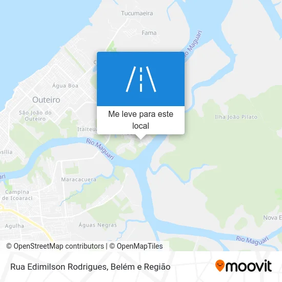 Rua Edimilson Rodrigues mapa