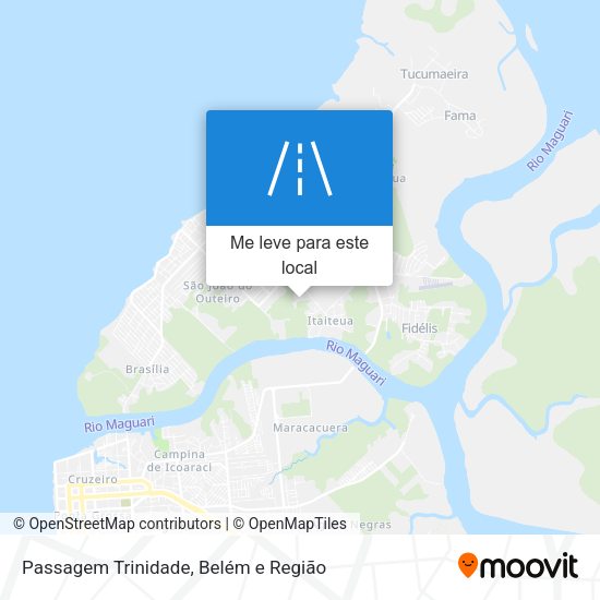 Passagem Trinidade mapa