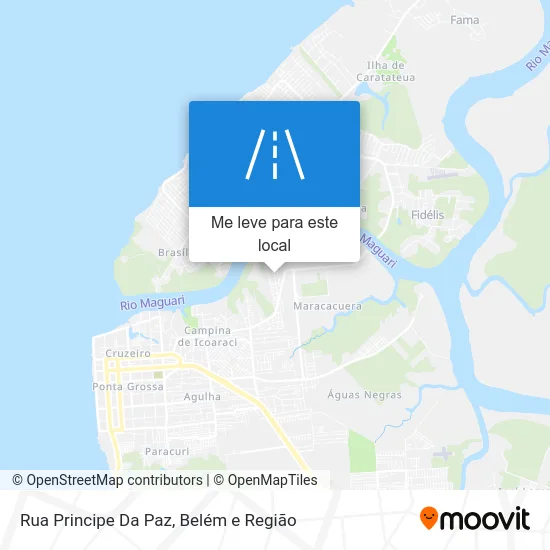 Rua Principe Da Paz mapa