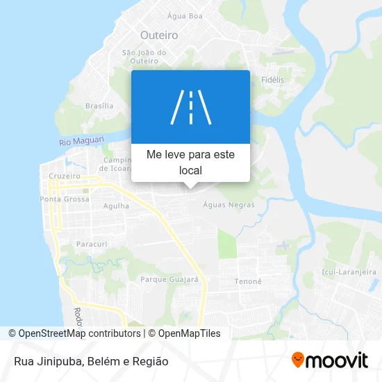 Rua Jinipuba mapa