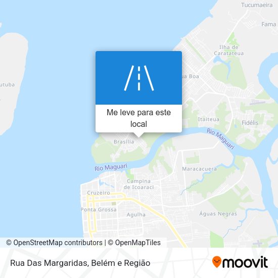 Rua Das Margaridas mapa