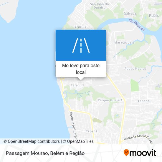 Passagem Mourao mapa