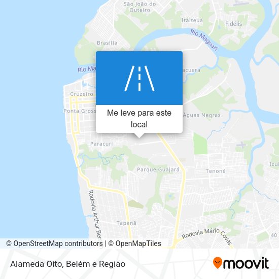 Alameda Oito mapa