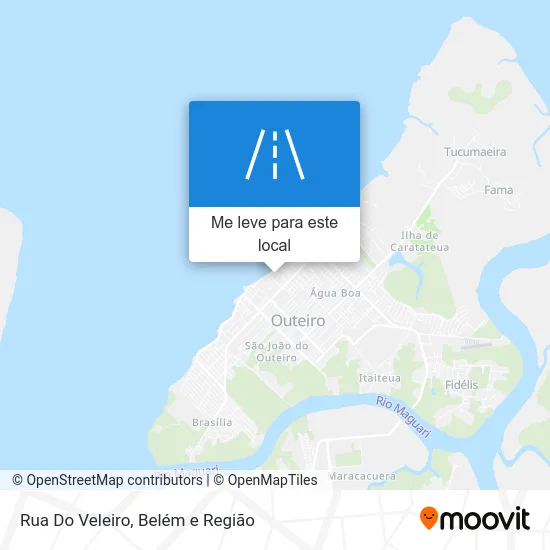 Rua Do Veleiro mapa