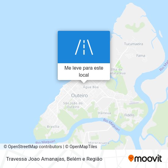 Travessa Joao Amanajas mapa