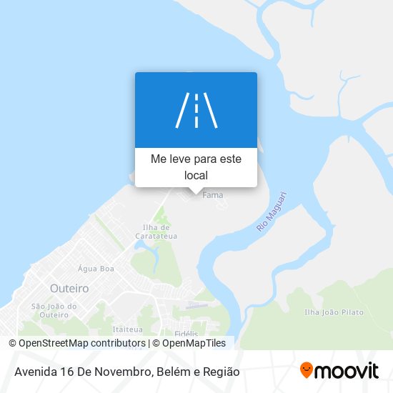 Avenida 16 De Novembro mapa