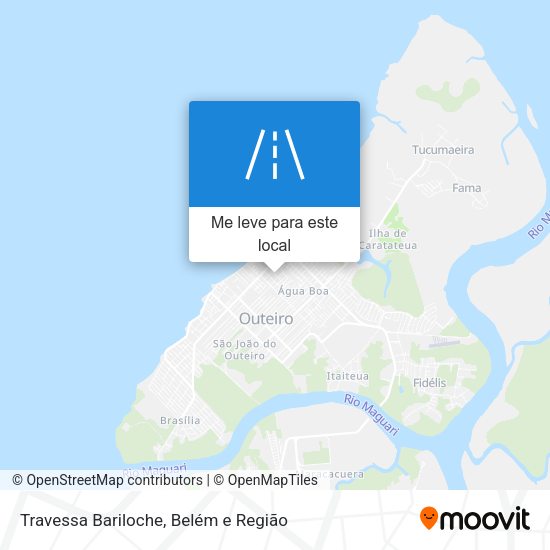 Travessa Bariloche mapa
