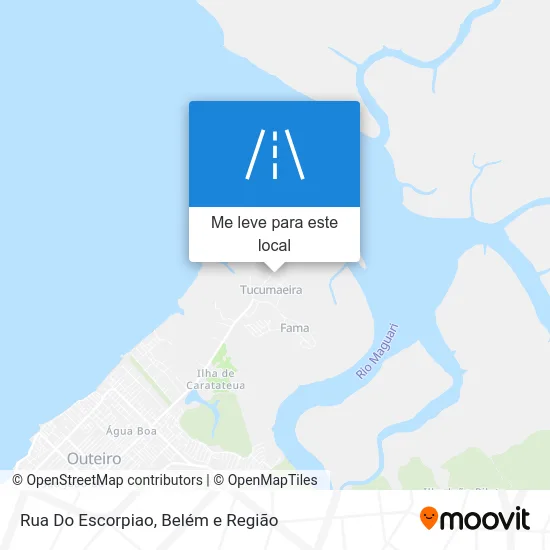 Rua Do Escorpiao mapa