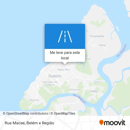 Rua Macae mapa
