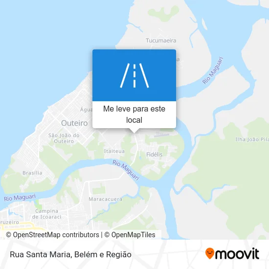 Rua Santa Maria mapa