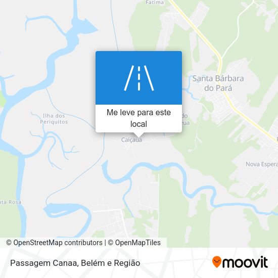 Passagem Canaa mapa
