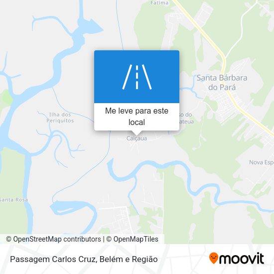Passagem Carlos Cruz mapa