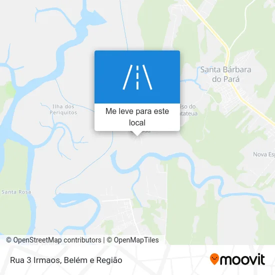Rua 3 Irmaos mapa