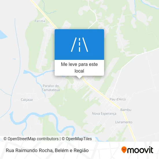 Rua Raimundo Rocha mapa