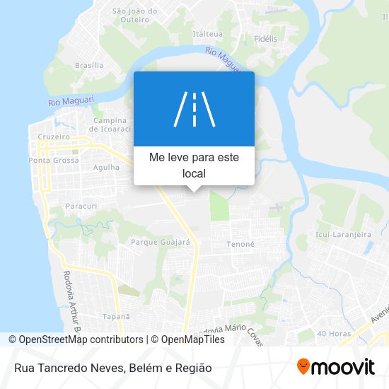 Rua Tancredo Neves mapa