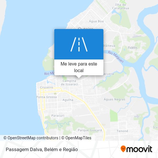 Passagem Dalva mapa