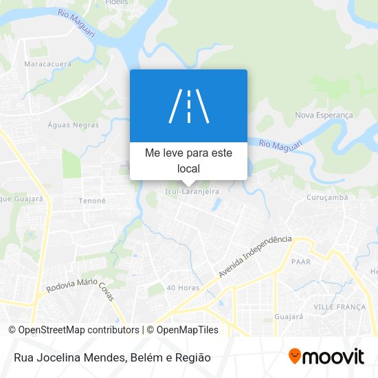 Rua Jocelina Mendes mapa
