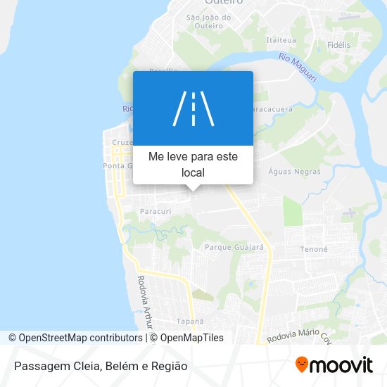 Passagem Cleia mapa