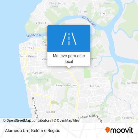 Alameda Um mapa