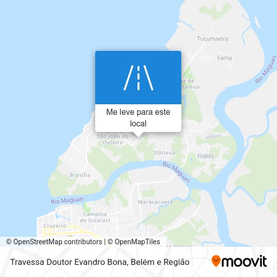 Travessa Doutor Evandro Bona mapa