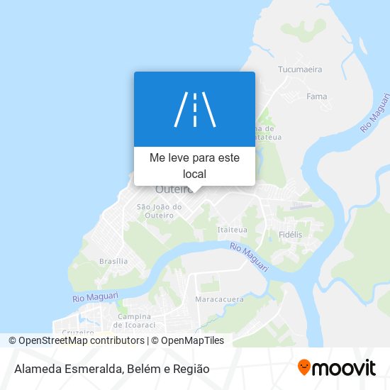 Alameda Esmeralda mapa