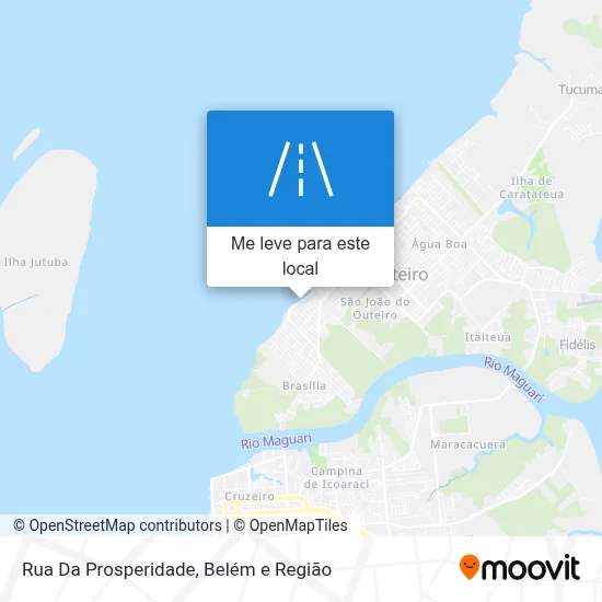 Rua Da Prosperidade mapa