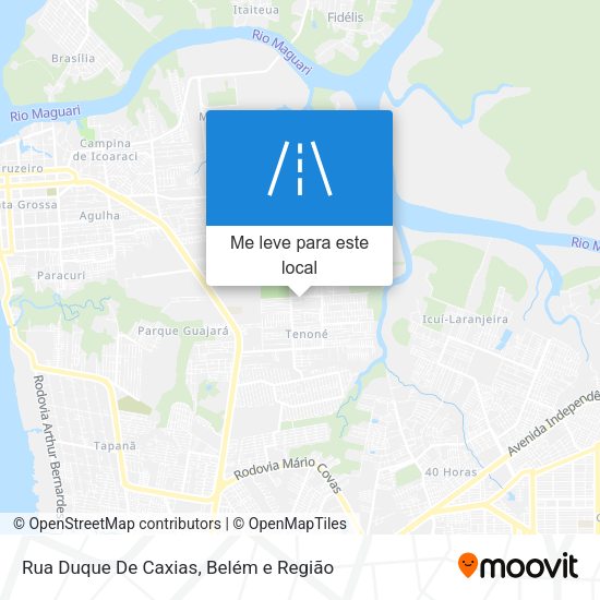 Rua Duque De Caxias mapa