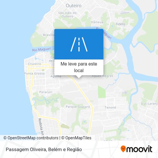 Passagem Oliveira mapa