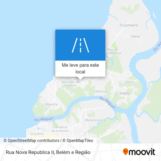 Rua Nova Republica II mapa