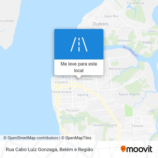 Rua Cabo Luiz Gonzaga mapa