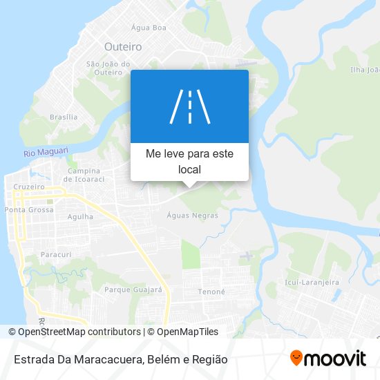 Estrada Da Maracacuera mapa