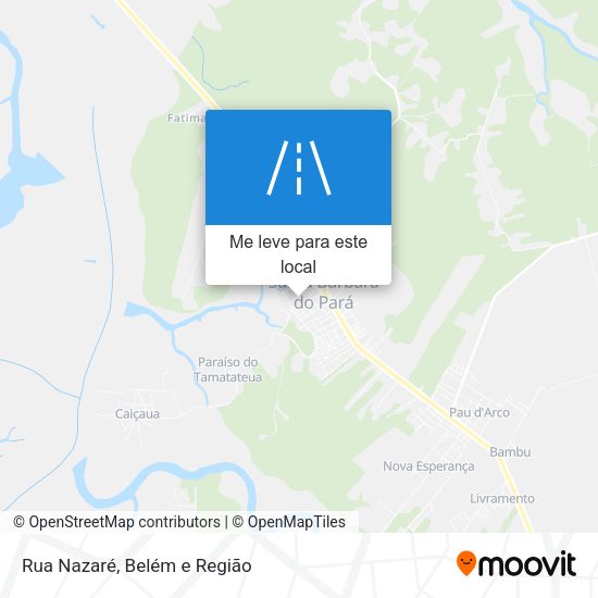 Rua Nazaré mapa