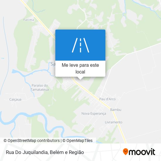 Rua Do Juquilandia mapa