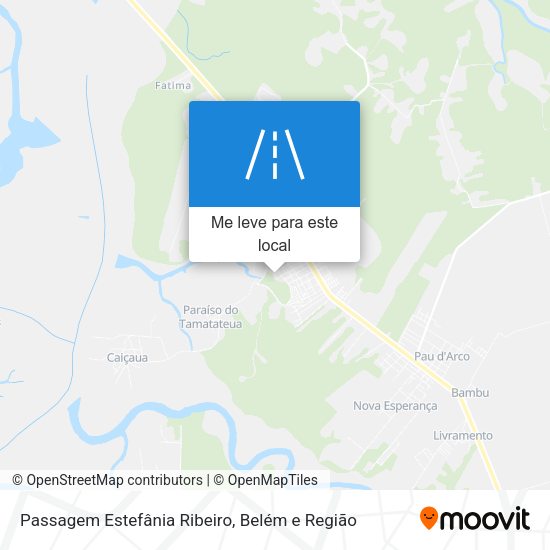 Passagem Estefânia Ribeiro mapa