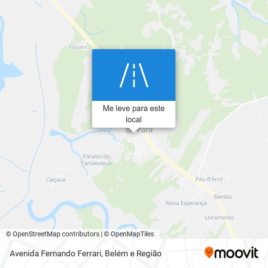 Avenida Fernando Ferrari mapa