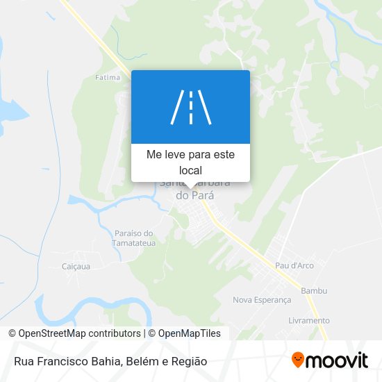 Rua Francisco Bahia mapa
