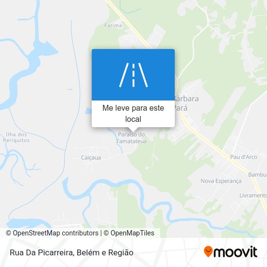 Rua Da Picarreira mapa