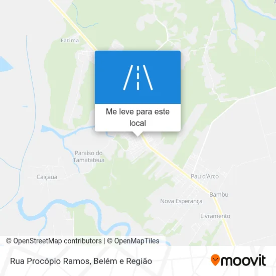 Rua Procópio Ramos mapa