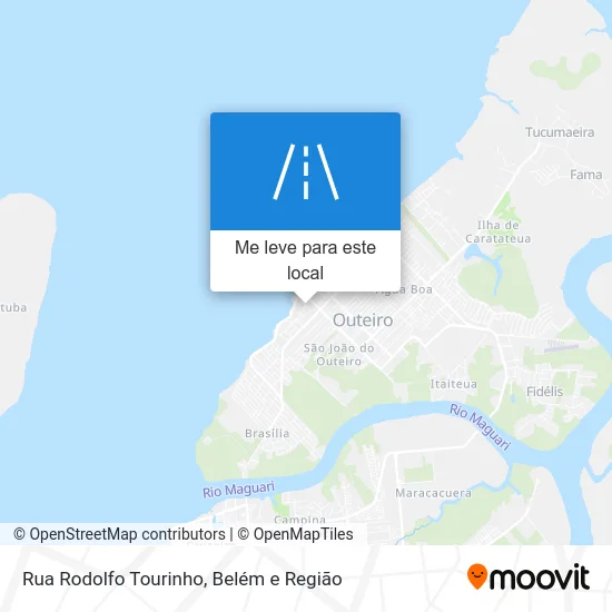 Rua Rodolfo Tourinho mapa