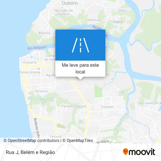 Rua J mapa