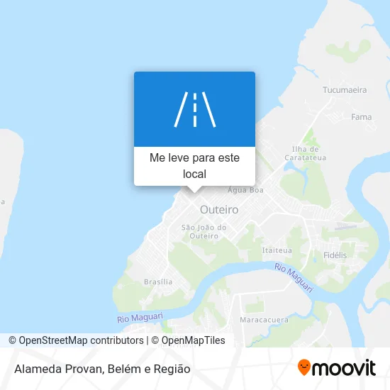 Alameda Provan mapa