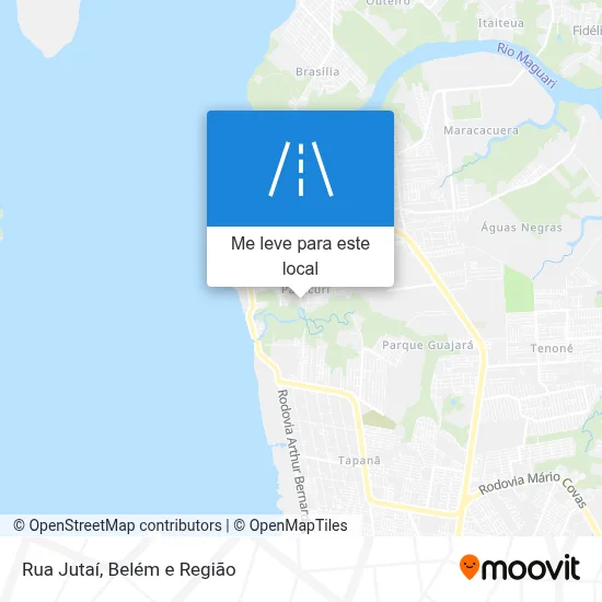 Rua Jutaí mapa