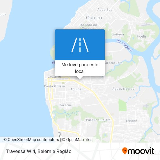Travessa W 4 mapa