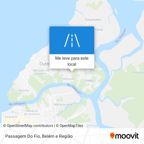 Passagem Do Fio mapa