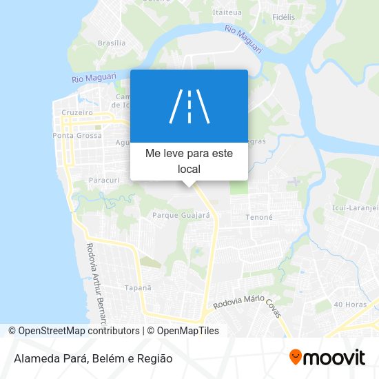 Alameda Pará mapa