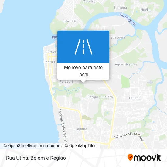 Rua Utina mapa