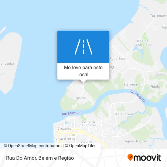 Rua Do Amor mapa